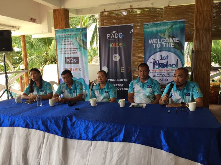 Bohol: PADO hopes to bring divers to also explore other dive spots outside Panglao. In photo are PADO officials.