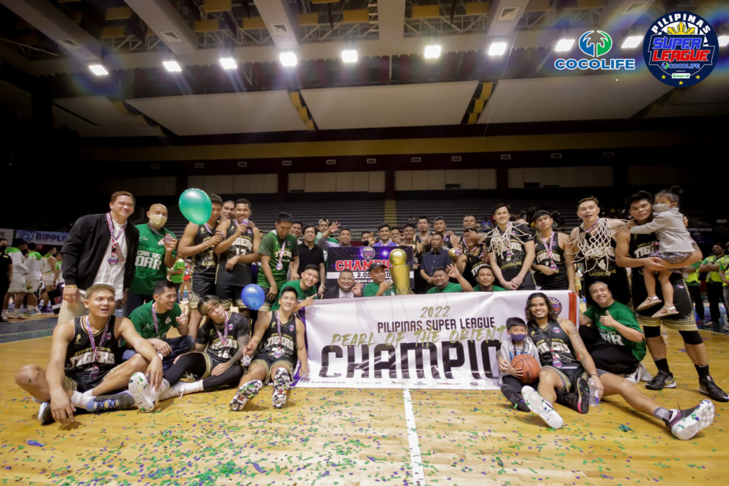 The Davao Occidental Tigers win the PSL Pearl of the Orient Cup or the inaugural conference in May in Davao City. | PSL Facebook page