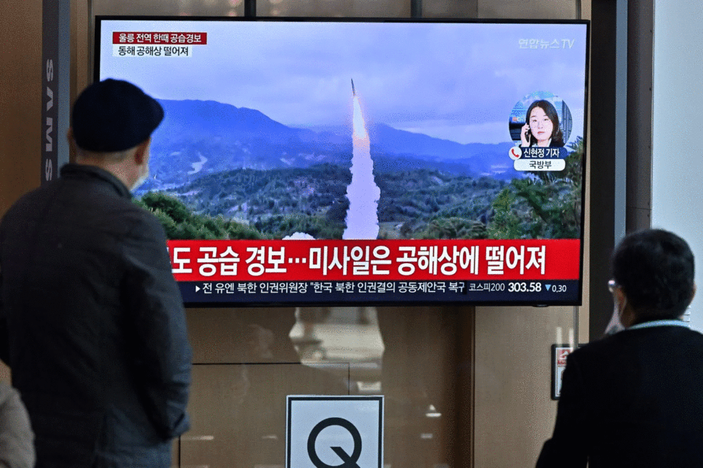 North Korea fires three ballistic missiles, Seoul says