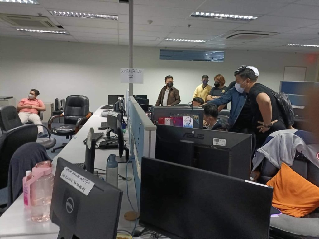 The NBI-Cebdo operatives are waiting for the forensic examinations of the confiscated computers and devices of a Cebu-based company, who is accused of illegal access by a Japanese firm. | NBI Cebdo via Paul Lauro