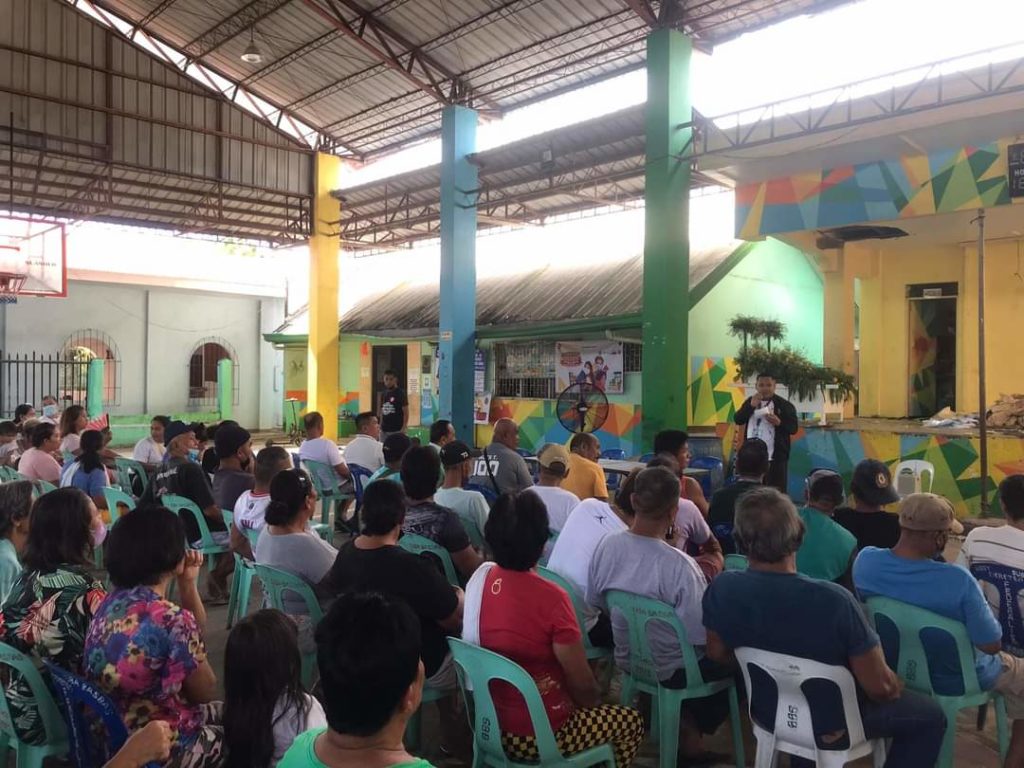 CLOSAP: 57 Subabasbas officials, workers pass drug tests: Officials and workers of Barangay Subabasbas undergo random drug tests on Thursday, Nov. 24, in the barangay gym. | Contributed photo via Futch Anthony Inso