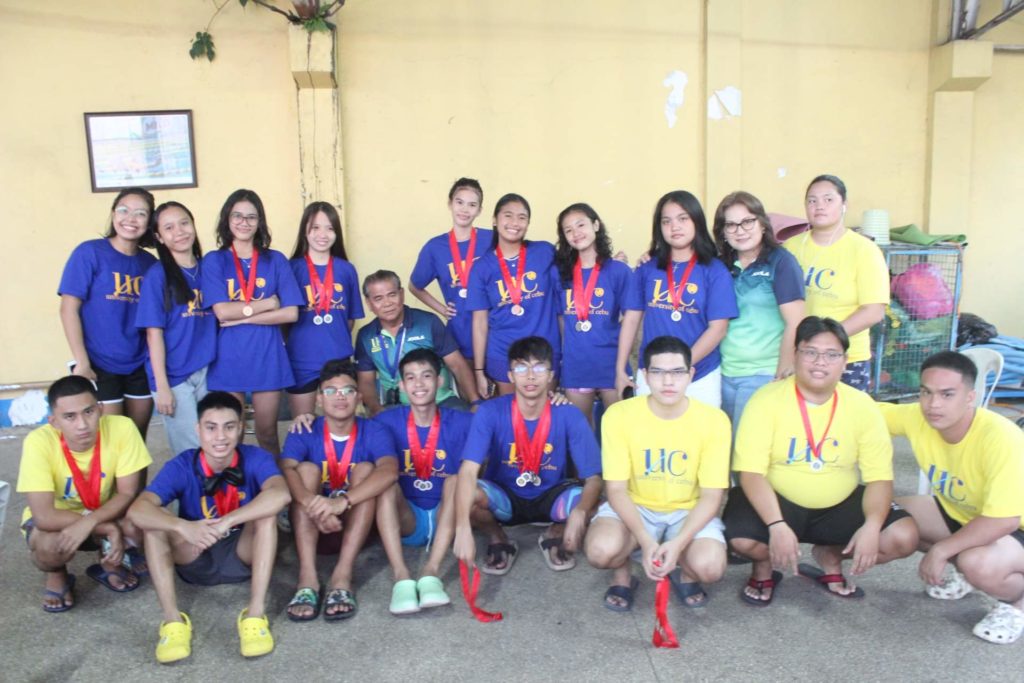 The high school tankers of the UC Webmasters have broken 8 of the 10 swim records on Saturday's Cesafi swimming competition at the CCSC pool. | Contributed photo