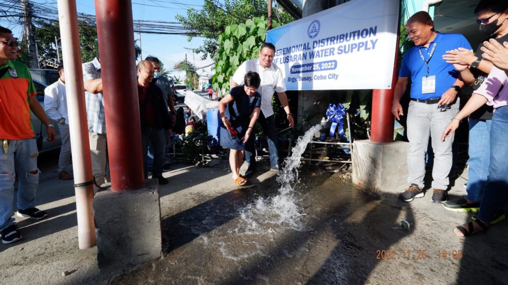 Lusaran water facility begins supplying water in uptown Cebu City