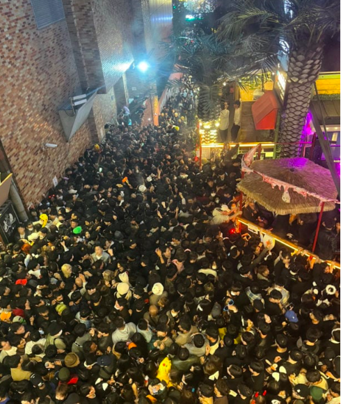 Res Ipsa Loquitor: Risks of  crowd crush or stampede in Philippine religious festivities. In photo is a street in Itaewon district, which is pictured full of people before a stampede during Halloween festivities killed and injured many in Seoul, South Korea, in this image released by Yonhap on October 30, 2022. (Yonhap)
