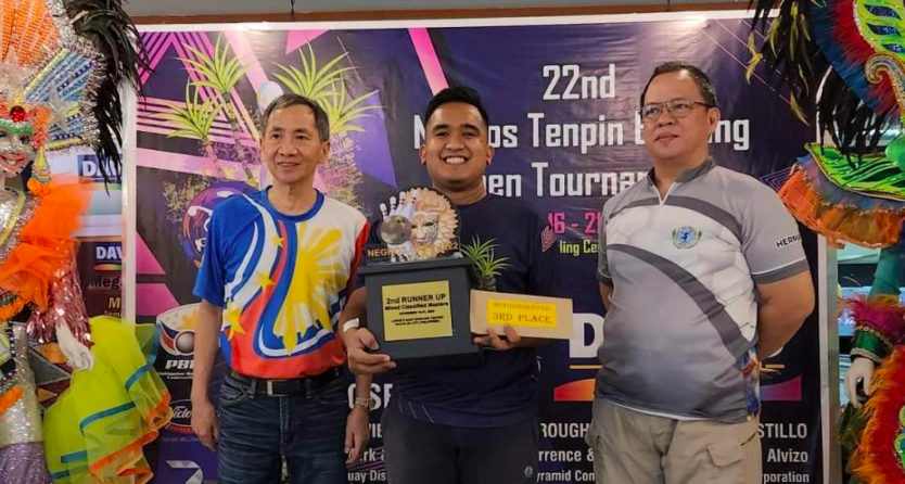 Maeng Viloria is the third placer in the 22nd Negros Tenpin Bowling Open Tournament in Bacolod City. | Contributed Photo