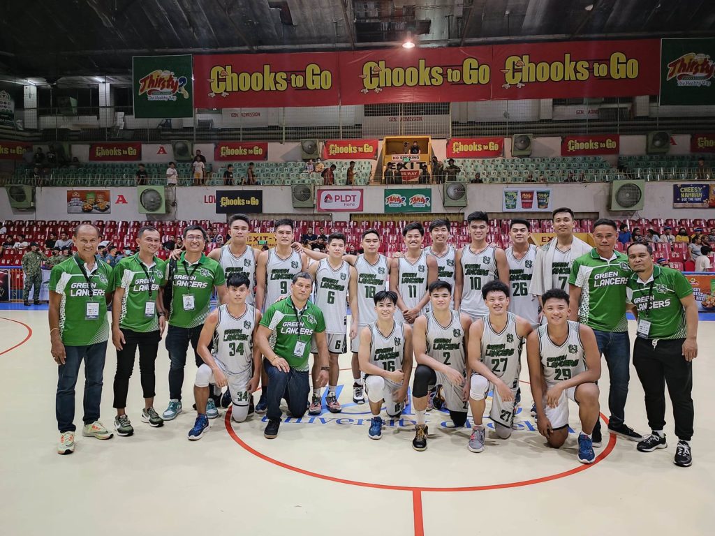 UV takes game 1 by routing UC in Cesafi men’s hoops finals . The University of the Visayas Green Lancers pose for a group photo after their masterful win in Game 1 of the best of three finals series of the Cesafi men's basketball tournament on Sunday, Dec. 11 at the Cebu Coliseum. | Glendale G. Rosal
