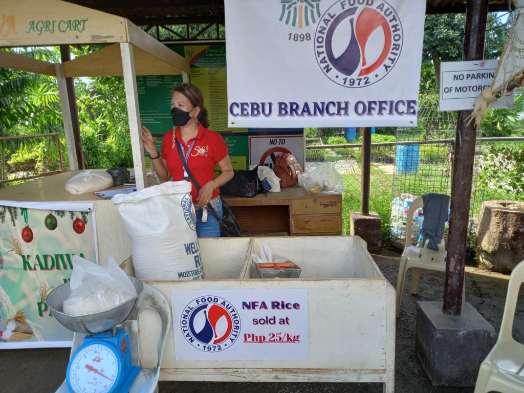 Kadiwa sa Pasko at DA-7: P25/kilo rice, affordable fresh produce sold to Cebuanos.