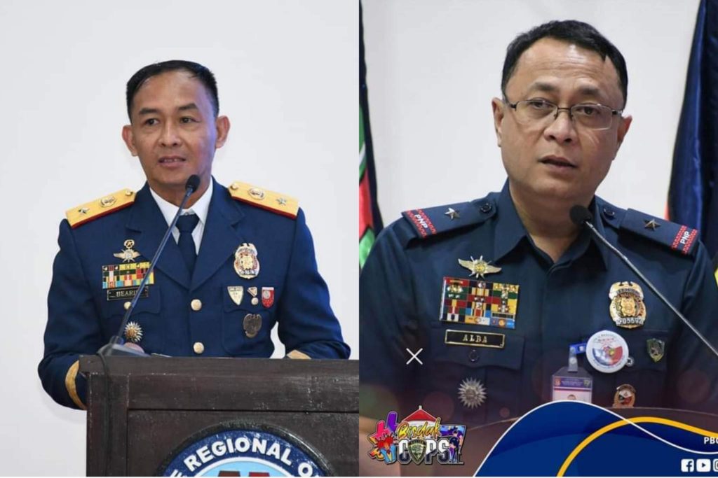 Police Brigadier General Jerry Fornaleza Bearis will replace Police Brigadier General Roderick Augustus Alba as the director of the Police Regional Office in Central Visayas (PRO-7). | Contributed photos via Pegeen Maisie Sararaña