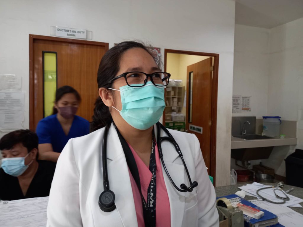 Dr. Diadem Jane Maglangit, medical officer III, of the Mandaue City Hospital, says they are preparing to treat firecracker-related injuries despite the ban on firecrackers being imposed in Mandaue City. | Mary Rose Sagarino