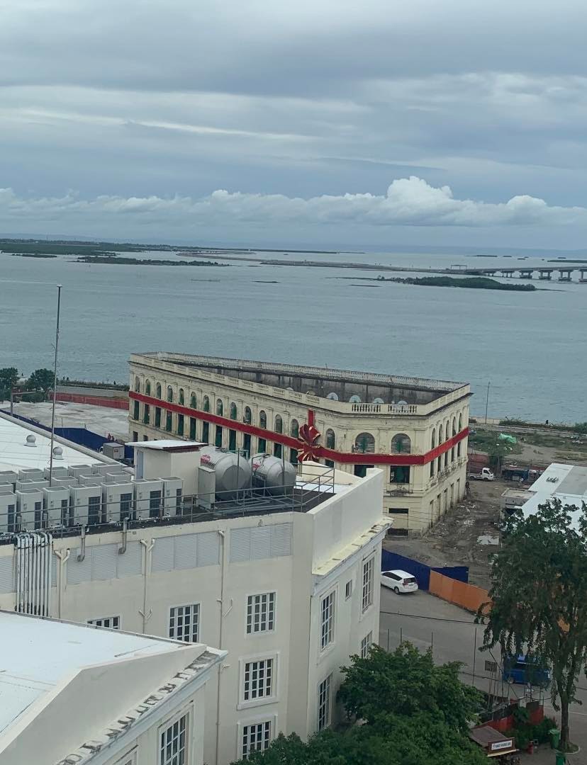 Rama slams CPA for deploying guards at disputed Compania Maritima. The photo is a view of the Compania Maritima from the 9th floor of the City Hall Executive Building in December 2022. | CDN Digital File Photo (Wenilyn Sabalo)
