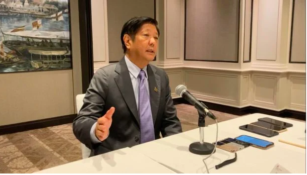 President Ferdinand Marcos Jr. answers questions from the media on the sidelines of the Asia-Pacific Economic Cooperation Summit in Bangkok, Thailand on November 19. INQUIRER.net file photo / Daniza Fernandez
