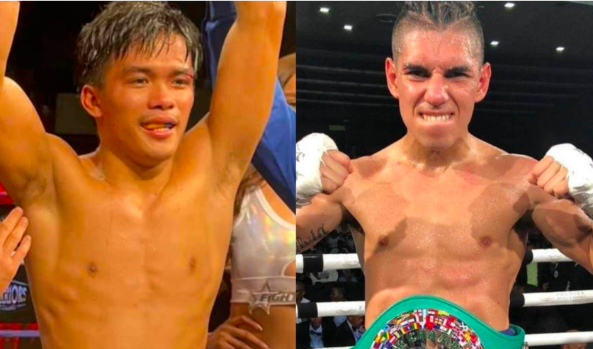 Jade Bornea (left) will get a shot at the IBF title of Fernando Martinez. | Facebook Photos