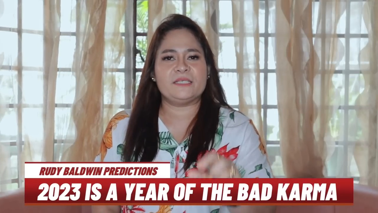 Bad Rudy Rudy Baldwin predicts 2023 as a year of bad karma | Cebu Daily News