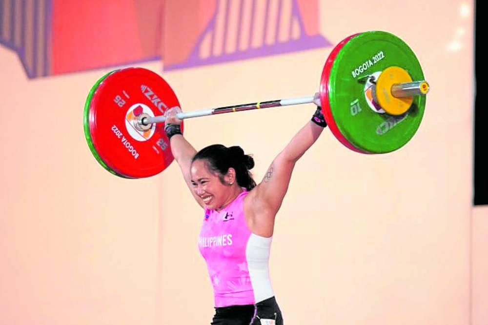 Hidilyn starts transition to higher 59kg division for Paris 2024 after