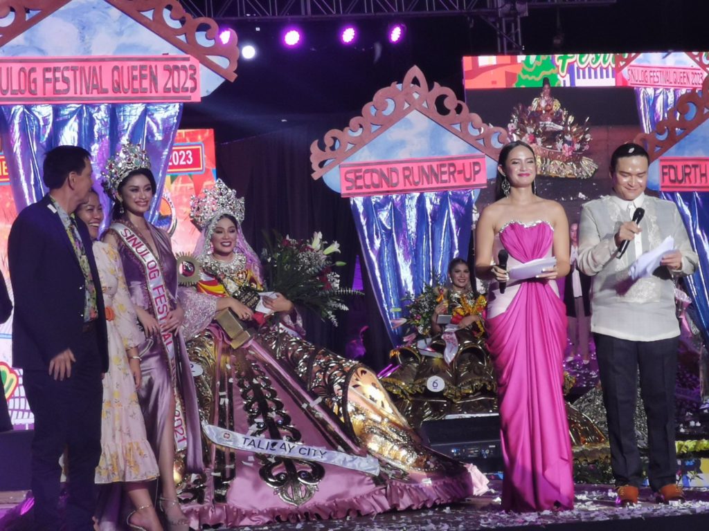Kiara Liane Wellington of Talisay City was crowned Festival Queen 2023. 