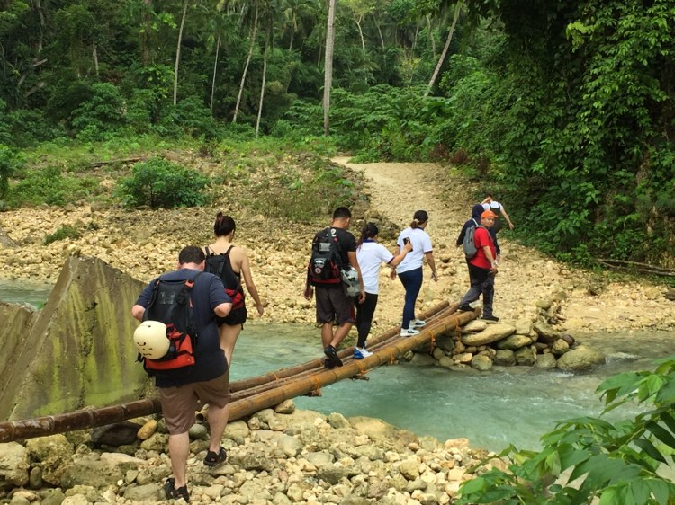Repair of damaged foot bridges at Kawasan Falls set to start in February.