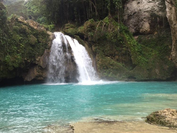The Kawasan Falls in Badian, Cebu.