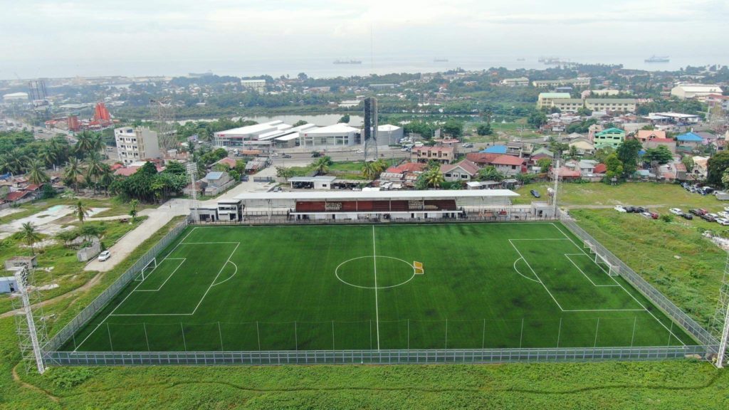 Sinulog Football Cup : 164 teams to compete on two-day competition. This is an aerial view of the official venue of the 11th Sinulog Football Cup at the Dynamic Herb-Borromeo Sports Complex in the South Road Properties (SRP). | Photo from the Dynamic Herb-Borromeo Sports Complex Facebook page.