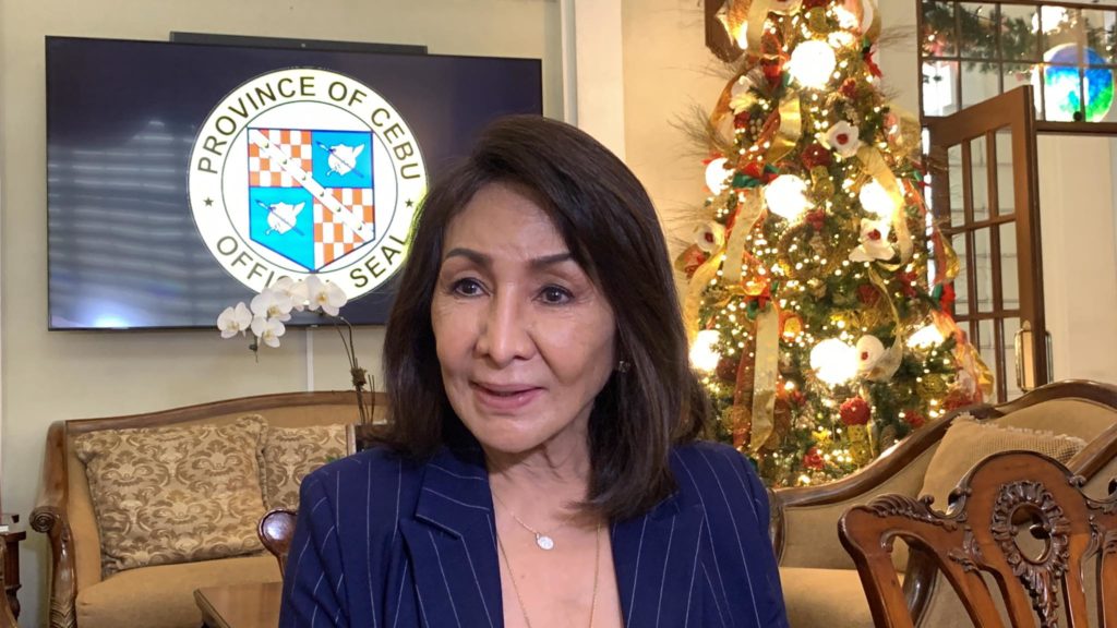 Cebu Governor Gwendolyn Garcia has raised her concerns about the South Road Properties as the venue for the upcoming Sinulog Grand Festival. | Morexette Marie Erram