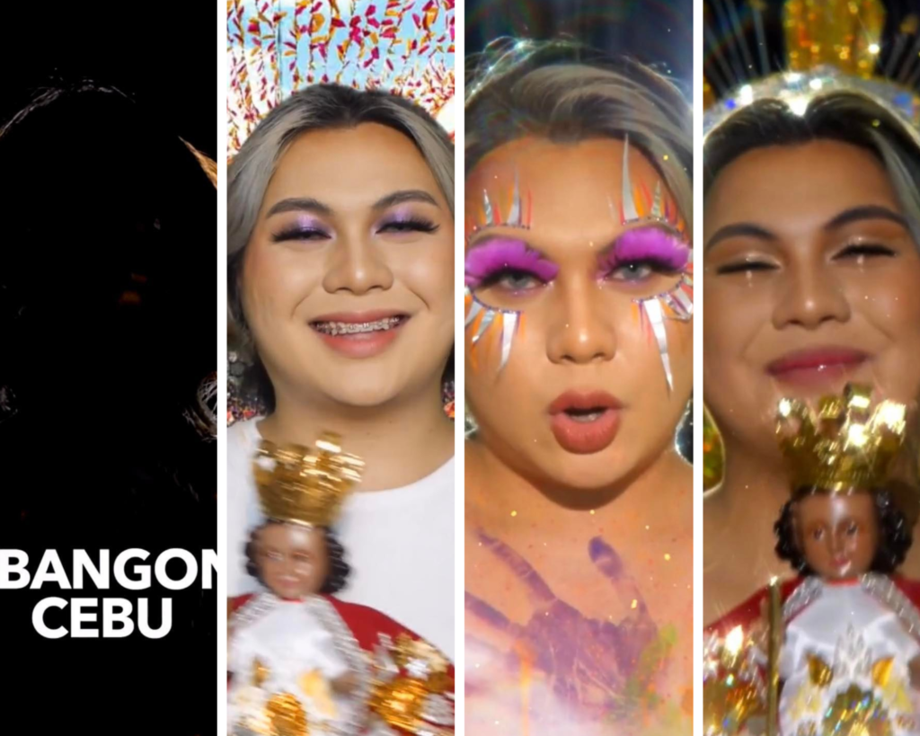 Hueben Kang, 22-year-old UP Cebu student, also did a makeup transformation video called “Bangon Cebu” as a tribute to Cebuanos to rise from the devastation of typhoon Odette in 2021. | screengrab from Hueben Kang’s Tiktok video
