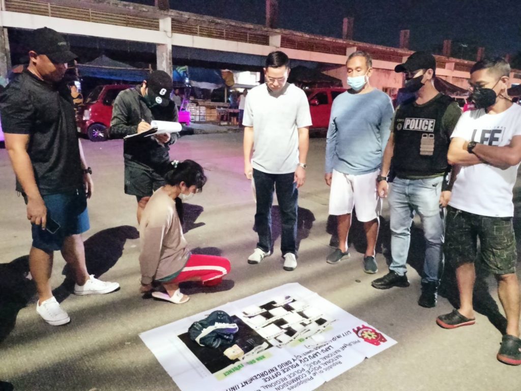 Call center agent arrested ib a buy-bust operation in Barangay Pajo, Lapu-Lapu City.