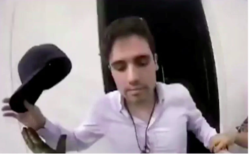FILE PHOTO: Ovidio Guzman, son of kingpin Joaquin “El Chapo” Guzman, is briefly captured by Mexican military police in a residential compound near the centre of Culiacan in the state of Sinaloa, Mexico October 17, 2019, in this still image taken from a helmet camera footage obtained October 30, 2019. Mexican Government TV/Handout via REUTERS