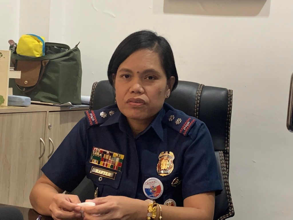 Police Lieutenant Colonel Janette Rafter for story: CCPO on full alert status for Charter Day, EDSA Revolution Anniversary