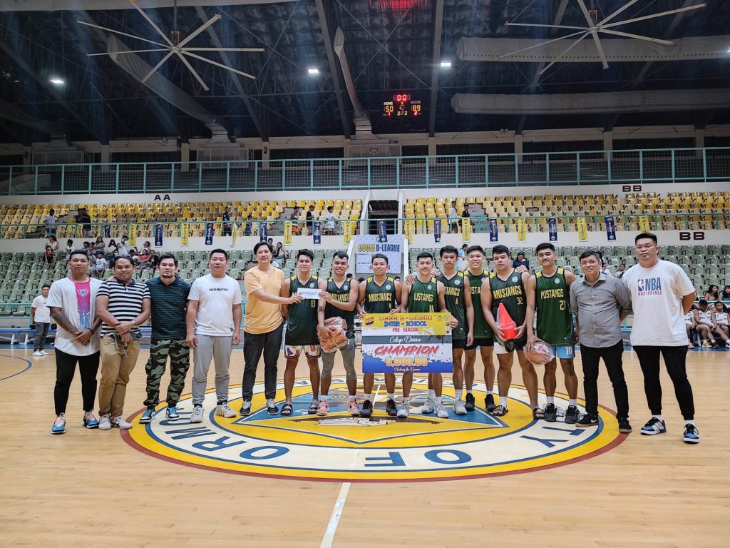 WLC Mustangs college team tops the college division of the OCCCI D-League pre-season tournament.| Glendale Rosal