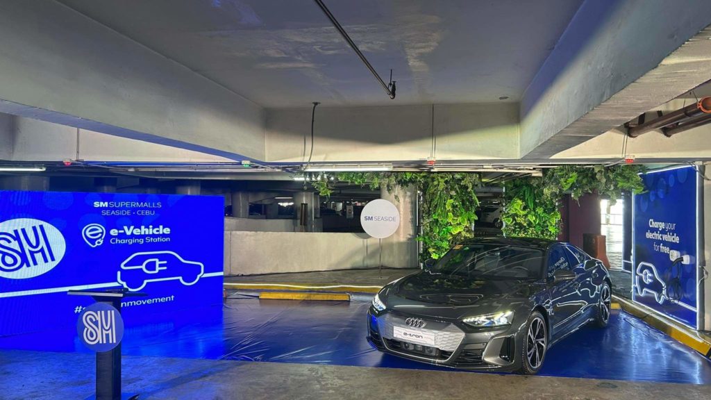 EVehicle charging stations now available at SM Seaside and SM City
