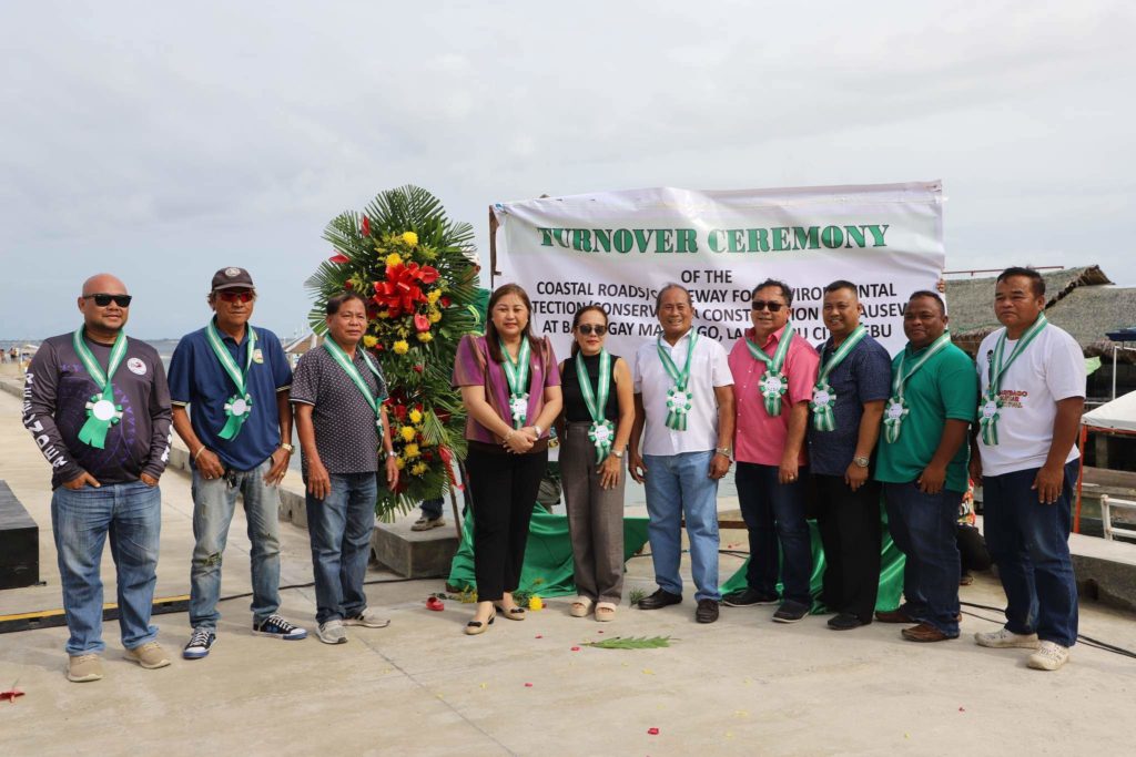 The Maribago Causeway project, which is expected to ease passenger traffic in Lapu-Lapu City's other ports, is turned over by the Department of Public Works and Highways Sixth Engineering District to the Lapu-Lapu City government on Feb. 16. | Contributed photo 