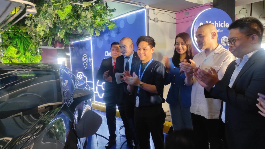 EVehicle charging stations now available at SM Seaside and SM City