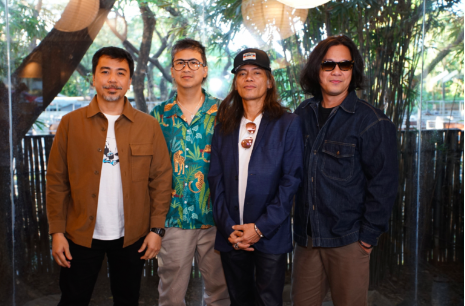 The original members of Eraserheads (from left) Buddy Zabala, Ely Buendia, Marcus Adoro, and Raymund Marasigan. Image: DVent Productions