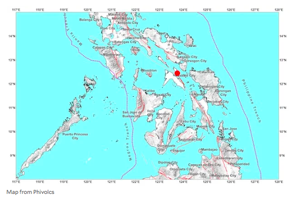 Masbate earthquake. 6.0 magnitude earthquake recorded off Masbate.