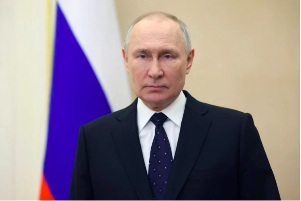 FILE PHOTO: Russian President Vladimir Putin delivers his address dedicated to the Defender of the Fatherland Day in Moscow, Russia, in this picture released February 23, 2023. Sputnik/Mikhail Metzel/Pool via REUTERS