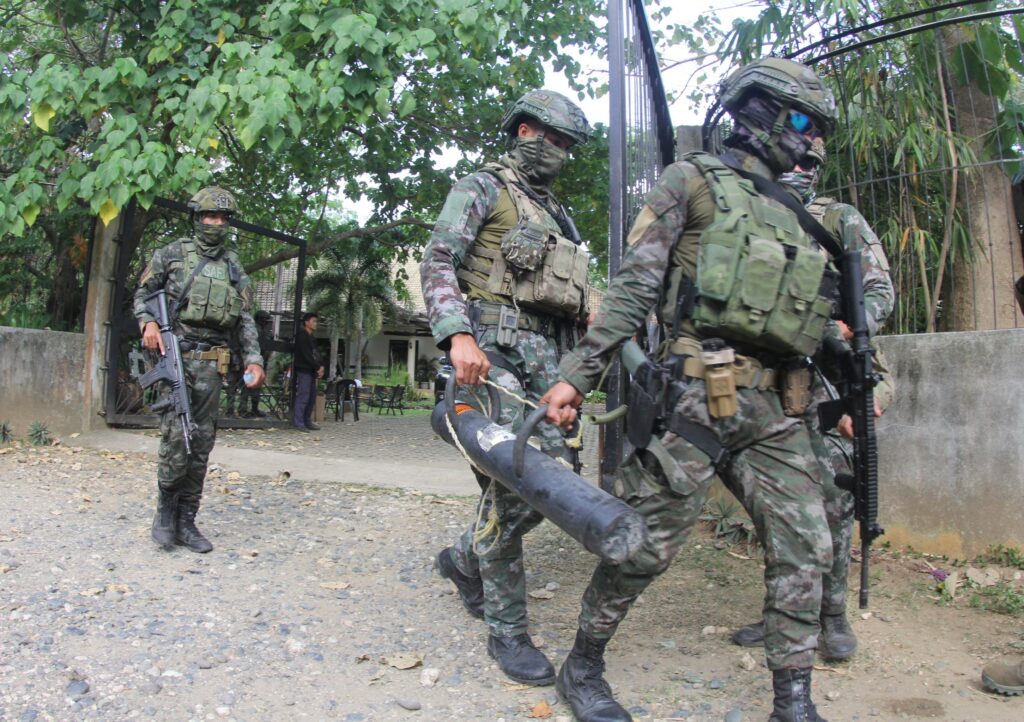 Three houses in Bayawan City, one of which was allegedly owned by Congressman Arnolfo "Arni" Teves, were searched by operatives of the Criminal Investigation and Detection Group after a search warrants were served. | Contributed photo by Ferdinand Edralin 