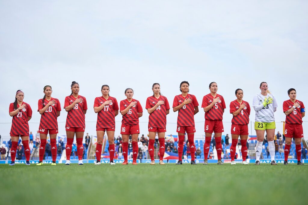 Photo caption: The Philippine Women's National Football Team. | Photo from the PWNFT's Facebook page