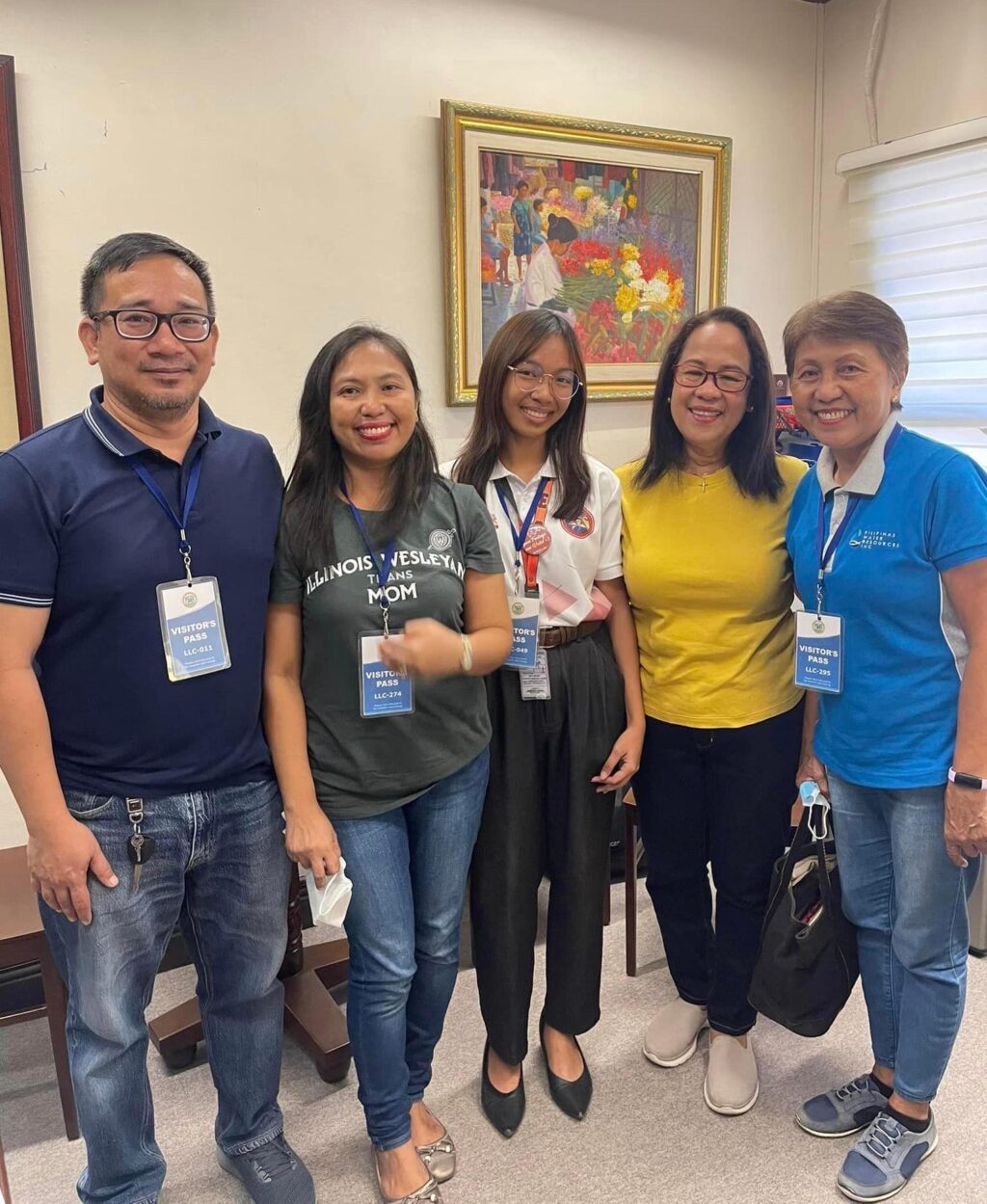 Simone Gabrielle Balaba and her parents visited the office of Lapu-Lapu City Councilor Annabeth Cuizon on Tuesday, April 18.