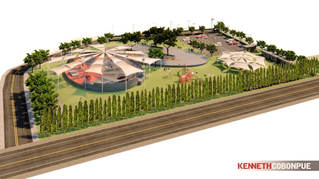 Here is what the Talissay City skatepark and Famila Park would look like.