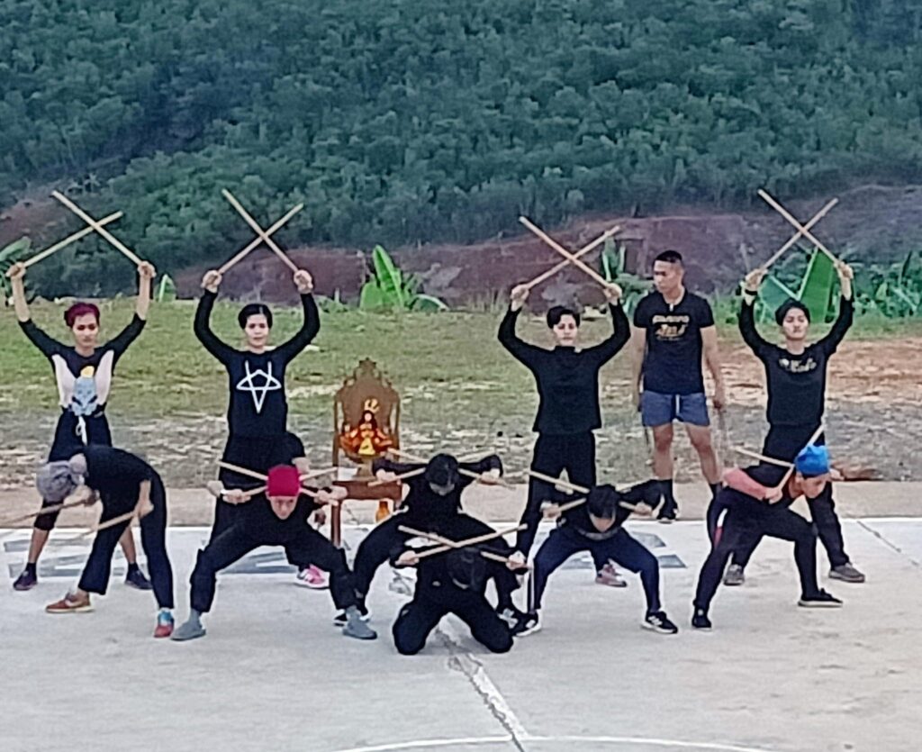 Omega de Saloneras, Carcar City to compete in Daegu Powerful Festival in May. In photo are members so of the Omega de Saloneras contingent rehearing for the Daegu Powerful Festival in South Korea.