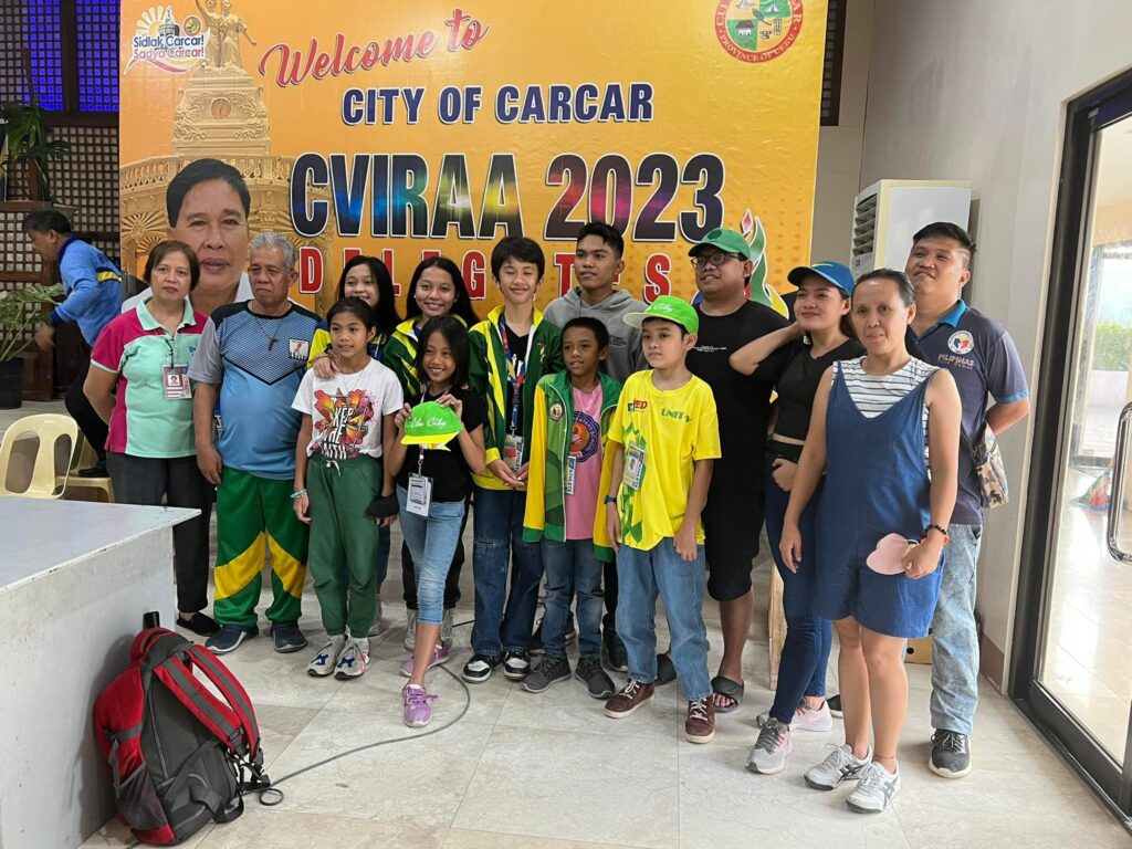 Cebu City's chess team poses for a photo after winning the team events in CVIRAA.