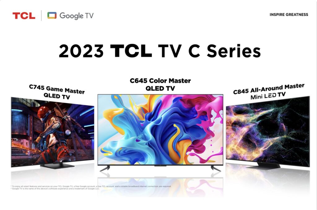 TV brand, TCL, reveals three new models for its 2023 TCL TV C Series