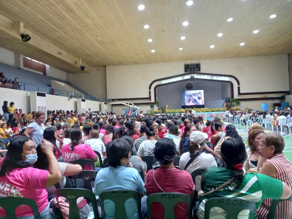 The BIDA program of the DILG-7 is launched during the culmination of the Women's Summit in Mandaue City on Friday, April 21. | Mary Rose Sagarino