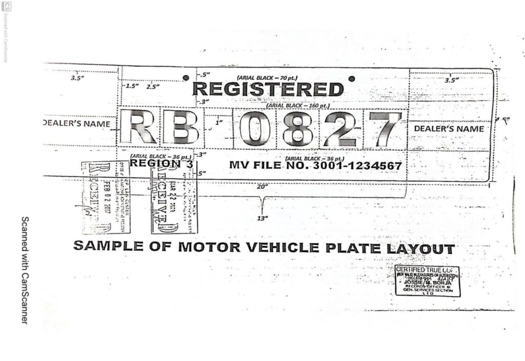 sample plate layout