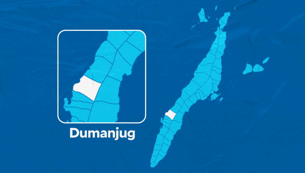 Map of Dumanjug for story: One of the suspects in BSKE-harassment in Dumanjug killed in shootout with police