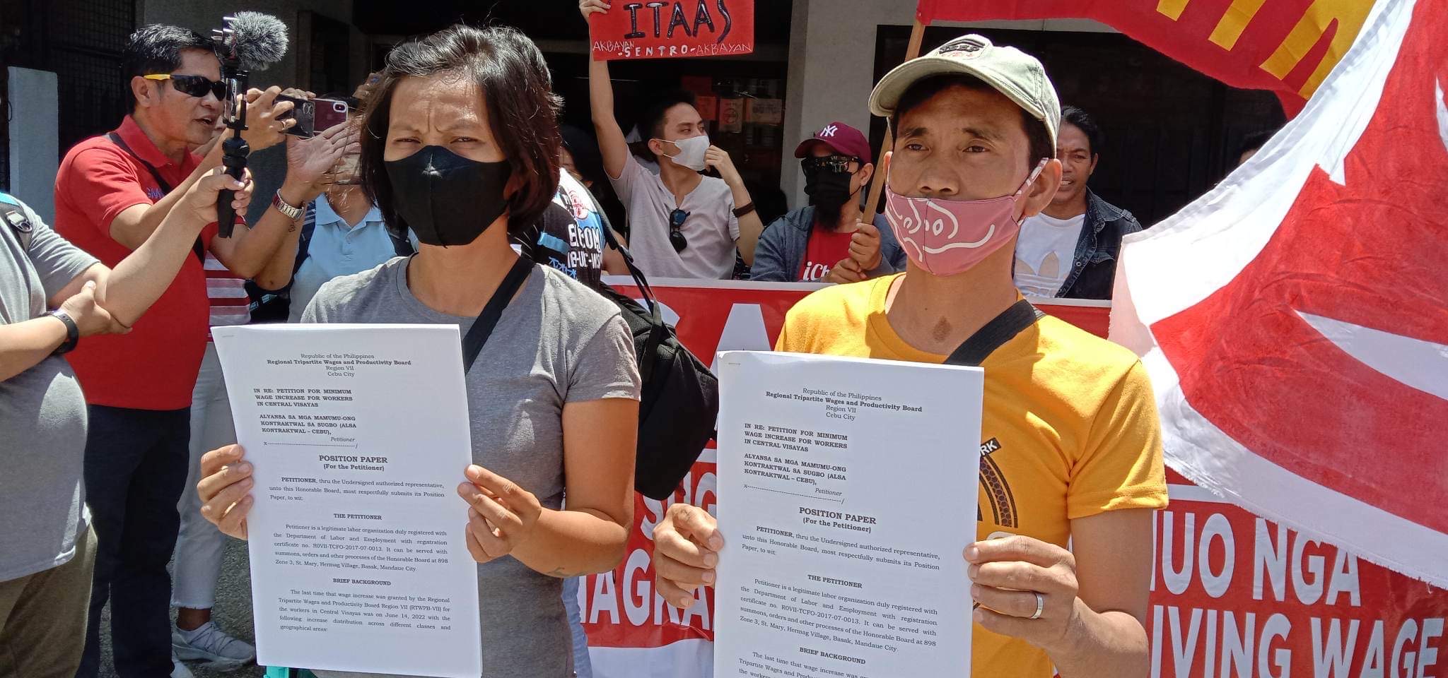 Labor group in Cebu wants ‘immediate P100wage increase’