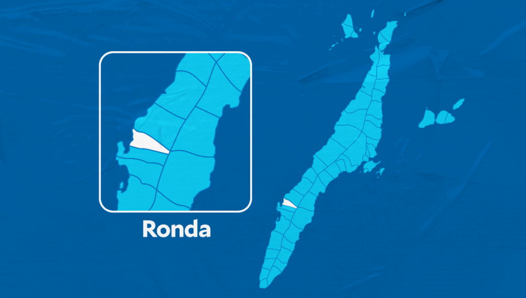 Liquor drove two men to hack, wound mason, welder in separate attacks in Ronda, Toledo. IN photo is a map of Ronda.