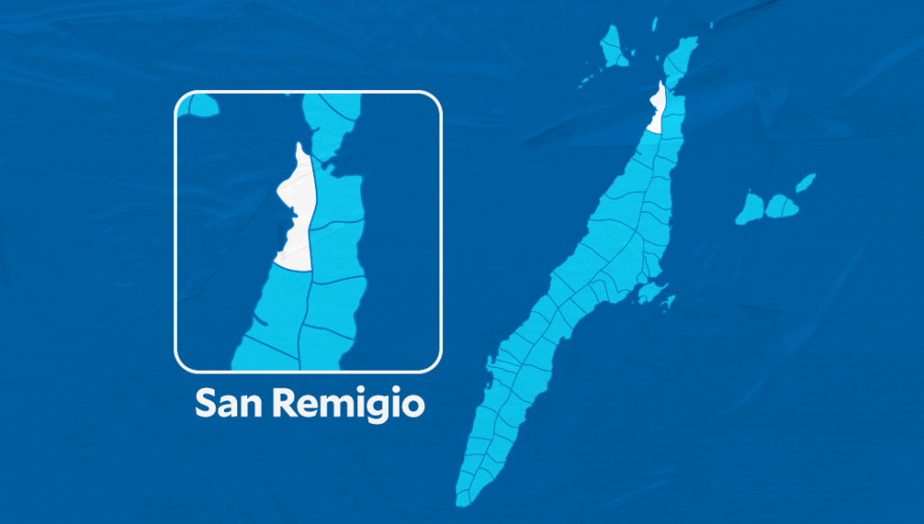 P4M 'shabu' seized from 2 men in San Remigio. In photo is a map of San Remigio