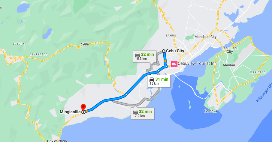 Minglanilla map |Google map