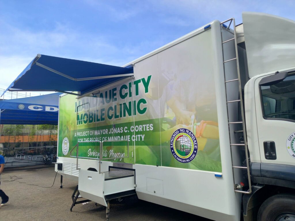 Mandaue City's mobile clinic.