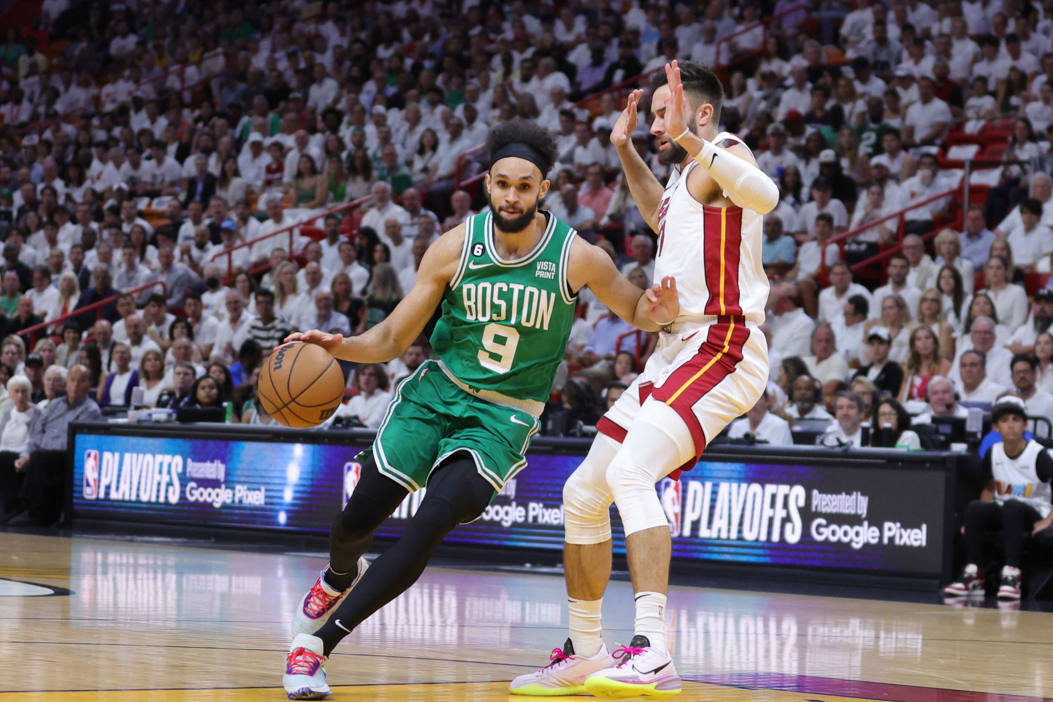 Boston Celtics avoid sweep in Game 4 against Miami Heat, but still